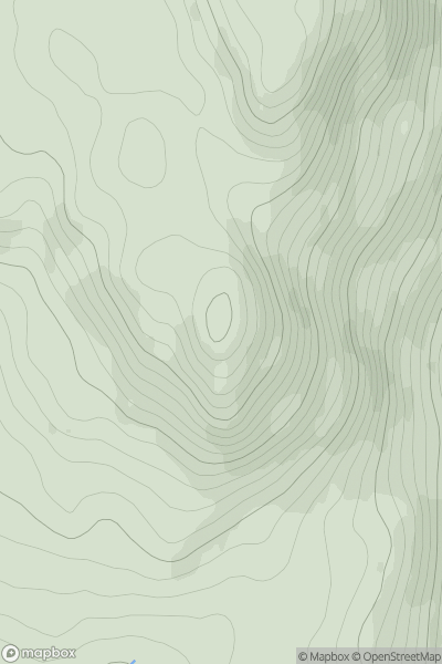 Thumbnail image for A' Chruach [Loch Fyne to Bute and the Firth of Clyde] [NS042835] showing contour plot for surrounding peak